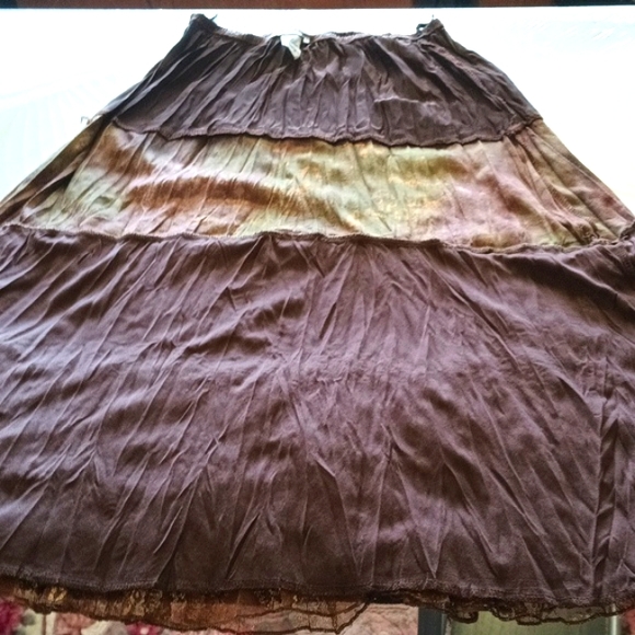 UNYX Floral Print Beautiful Colors/ Contrast 1 Velvet & 2 100% Polyester Skirt S - Picture 12 of 15